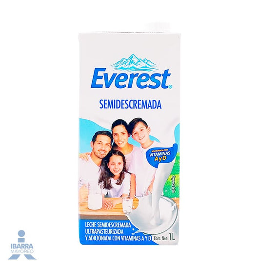 Leche Everest Semidescremada 1 L