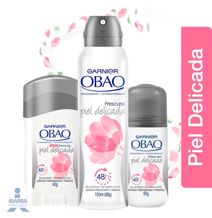 Desodorante Obao Mujer Piel Delicada Roll On 65 g