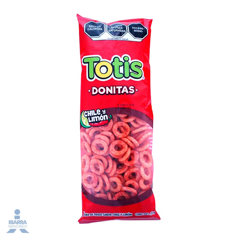 Donitas Totis Chile y Limón 55 g