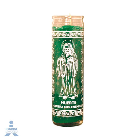 Veladora Mística Muerte Verde 105P
