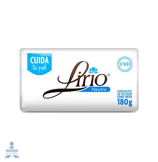 Jabón de tocador Lirio Neutro 180 g