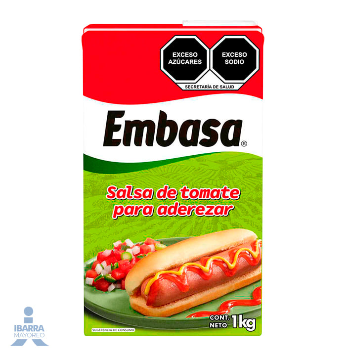 Salsa Cátsup Embasa Tetrabrick 1 kg