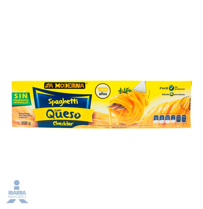 Pasta La Moderna Spaghetti Queso 200 g