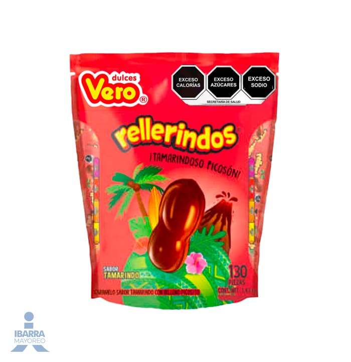 Caramelo Vero Rellerindo Sabor Tamarindo 65 pzas.