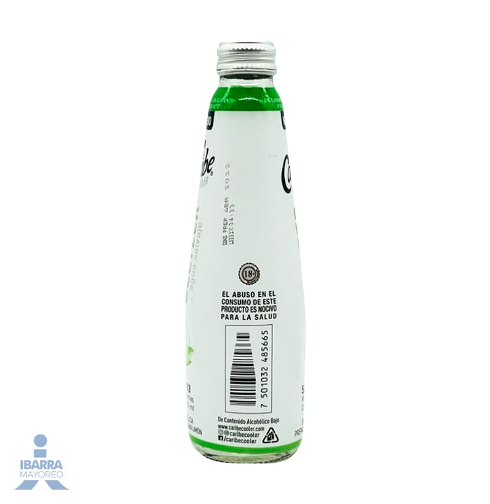 Caribe Cooler Seltzer Lima Limón 300 ml 