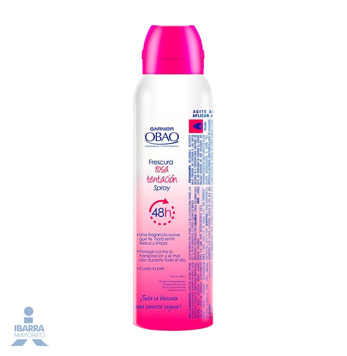 Desodorante Obao Mujer Rosa Tentación Aerosol 150 ml