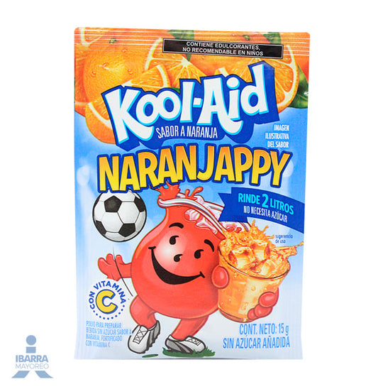 Refresco Kool Aid Naranjappy 15 g
