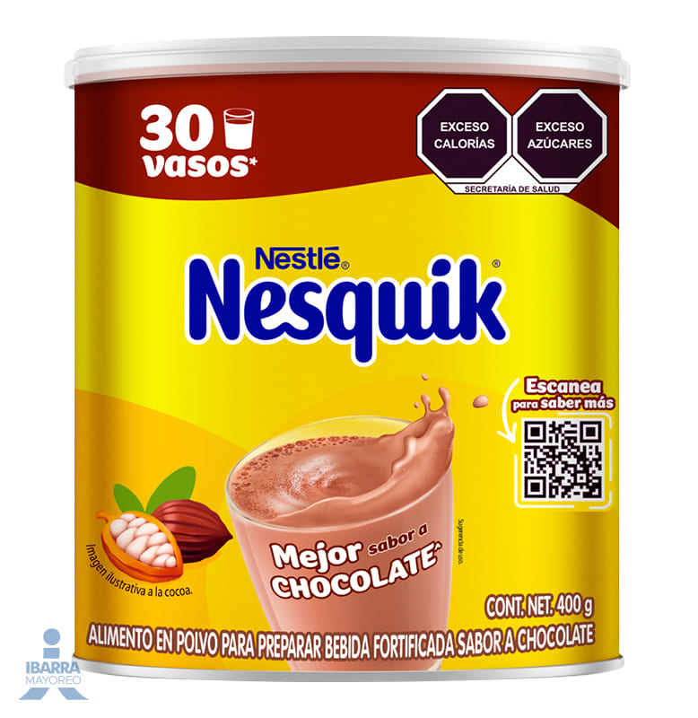 Alimento en polvo Nesquik sabor a chocolate 400 g