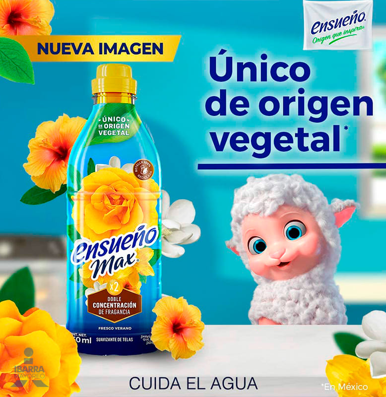 Suavizante Ensueño Max Fresco Verano 850 ml