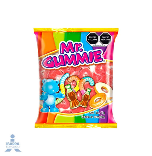 Goma Mr. Gummie Corazón Bicolor 1 kg