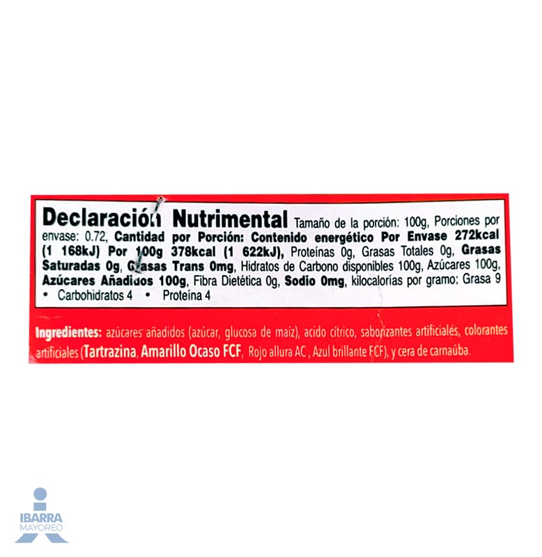 Dulce Las Delicias Gira Trompo 16 pzas.