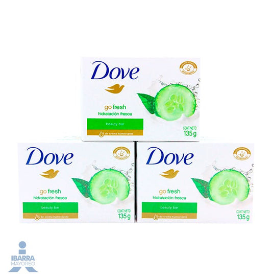Jabón de Tocador Dove Hidratación Fresca 135 g