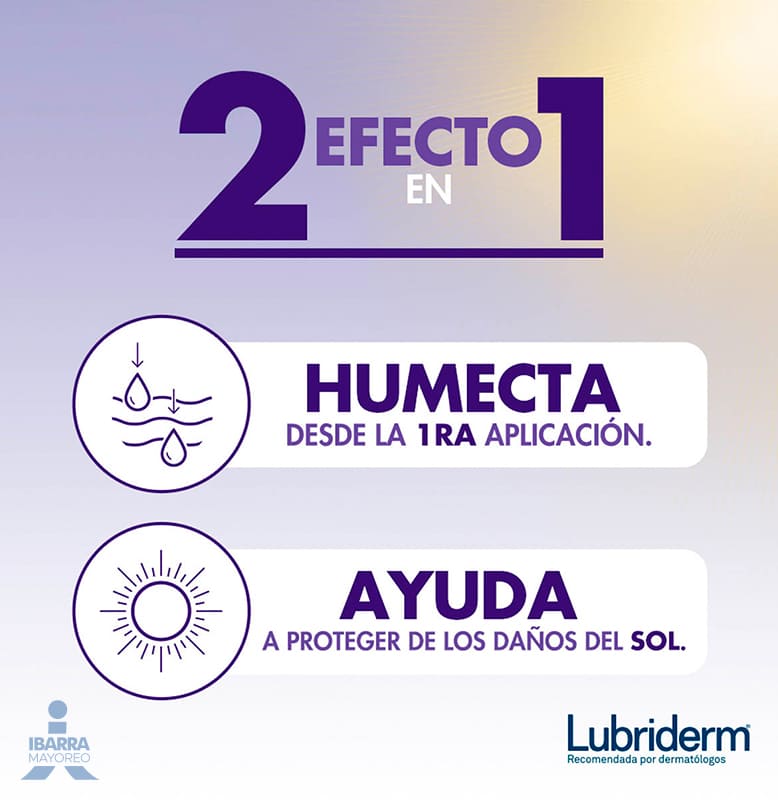 Crema Lubriderm Protección Solar FPS 15 120 ml