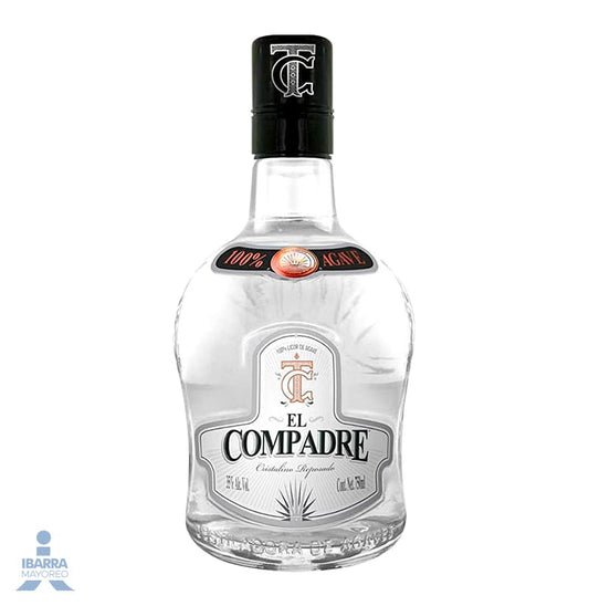 Destilado de Agave El Compadre Cristalino 750 ml