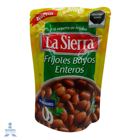 Frijol Bayo Entero La Sierra Bolsa 454 g