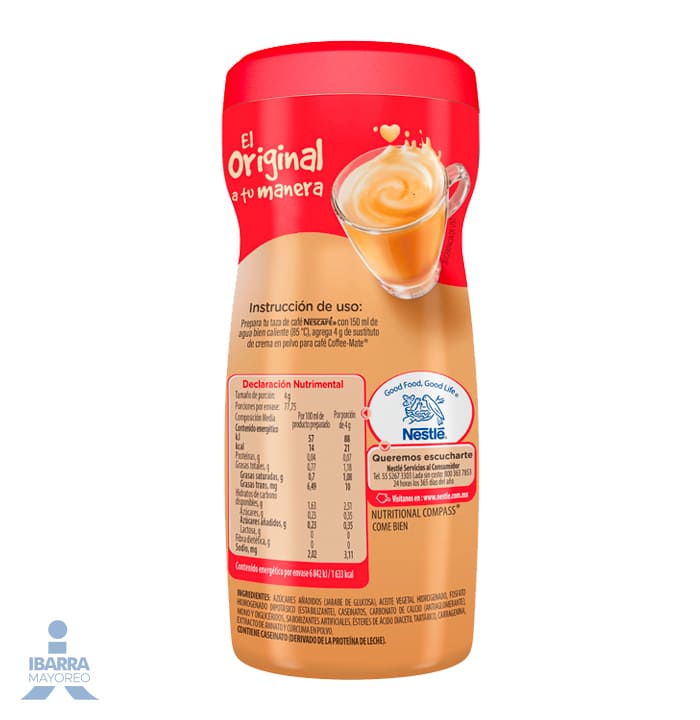 Sustituto de crema Coffee Mate 311 g
