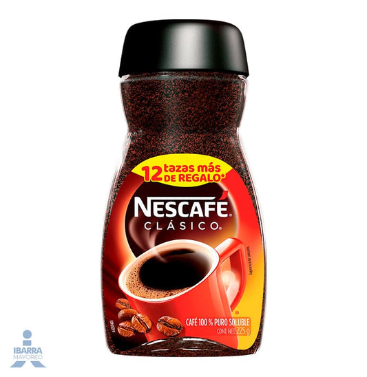 Café soluble Nescafé Clásico frasco 200 g + 25 g