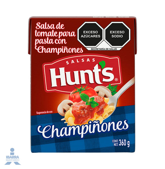 Salsa para Pasta Hunts Champiñones 360 g