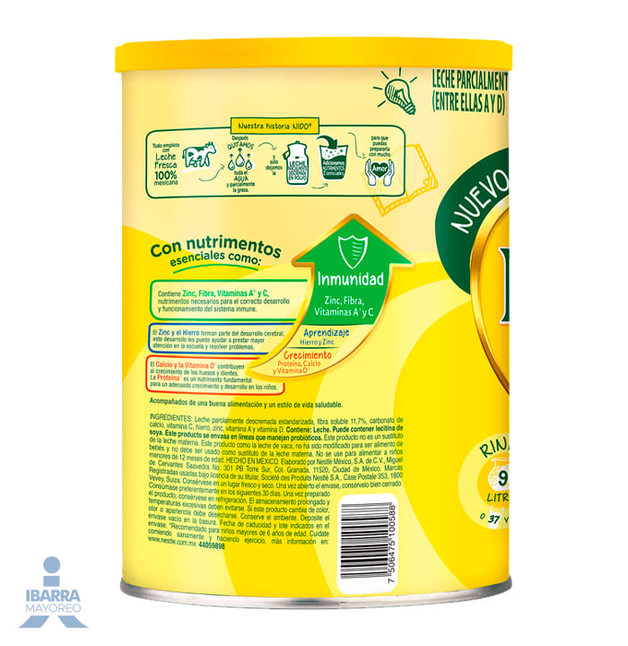 Leche Nido Forticrece Lata 1.08 kg