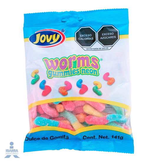 Goma Jovy Worms Neon 141 g
