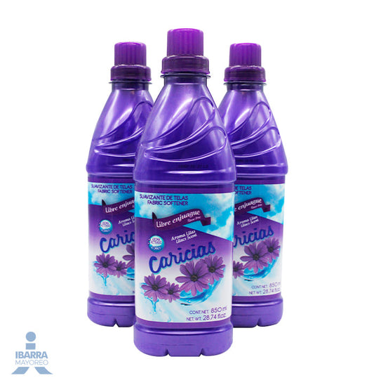 Suavizante Caricias Libre Enjuague Lilas y Violetas 850 ml