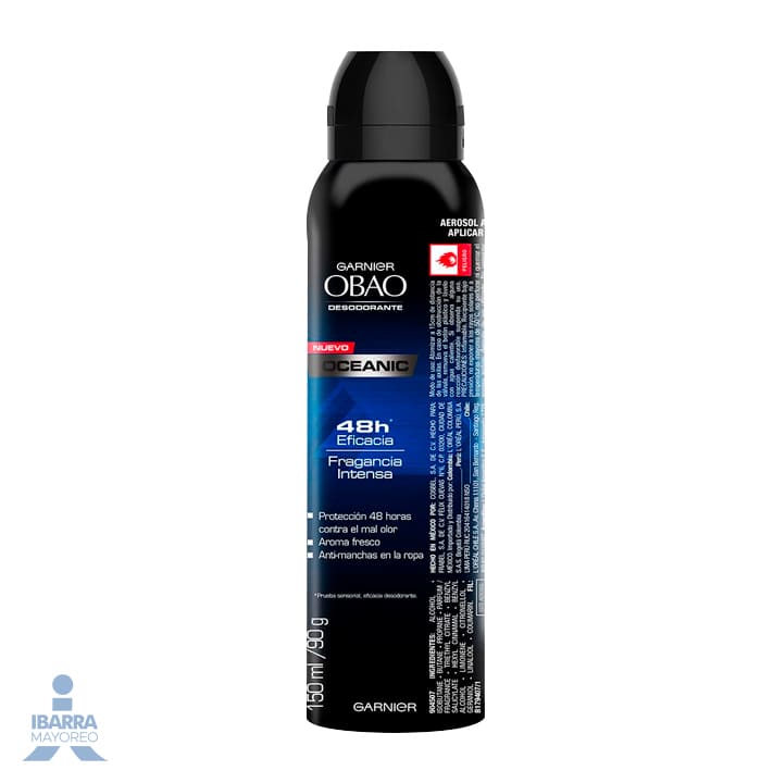 Desodorante Obao Hombre Oceanic Aerosol 150 ml