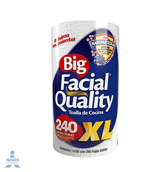 Servitoalla Big Facial Quality Multicorte 240 hojas 1 rollo