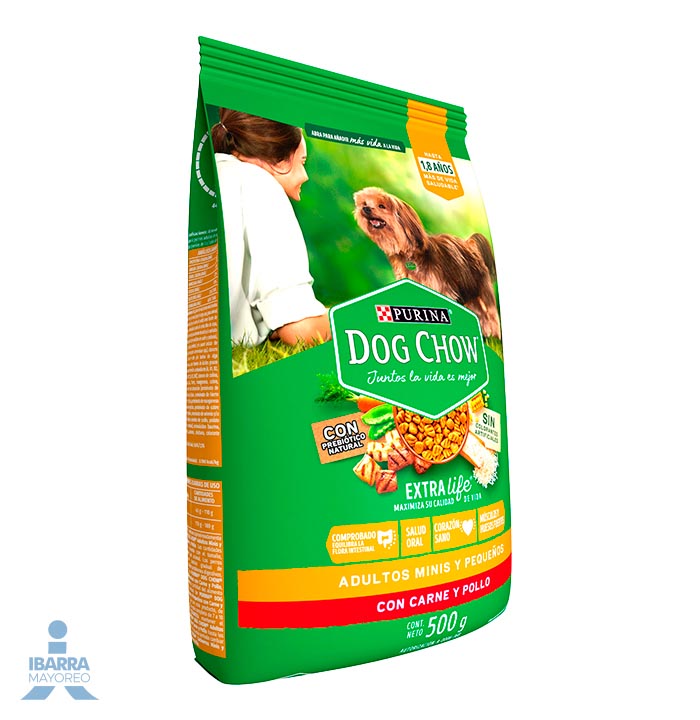 Dog Chow alimento seco perros adultos minis y pequeños 500 g