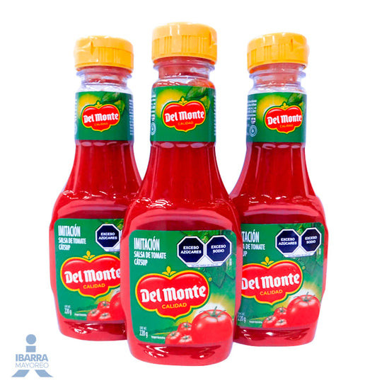 Salsa Cátsup Del Monte Squeezable 220 g