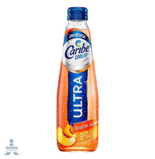Bebida Caribe Cooler Ultra Durazno Suave 300 ml 