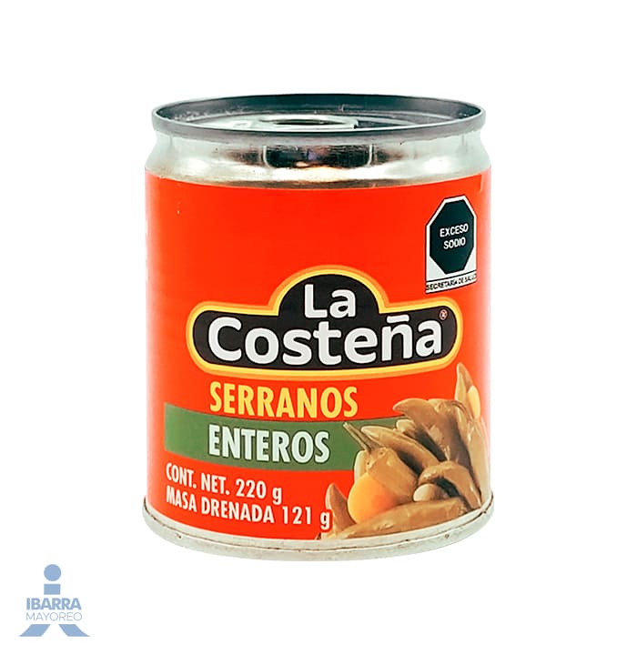 Chiles Serranos La Costeña 220 g