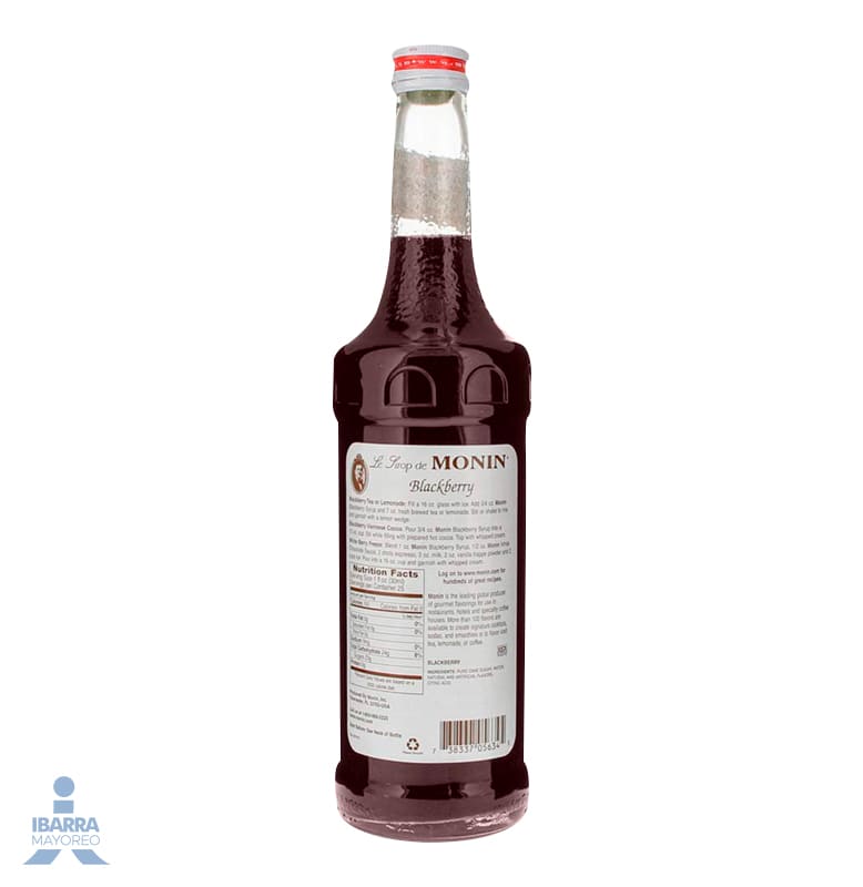 Saborizante Monin Blackberry 750 ml