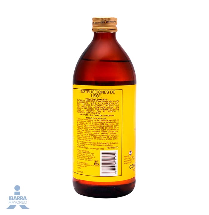 Insecticida H24 Doméstico Líquido 480 ml