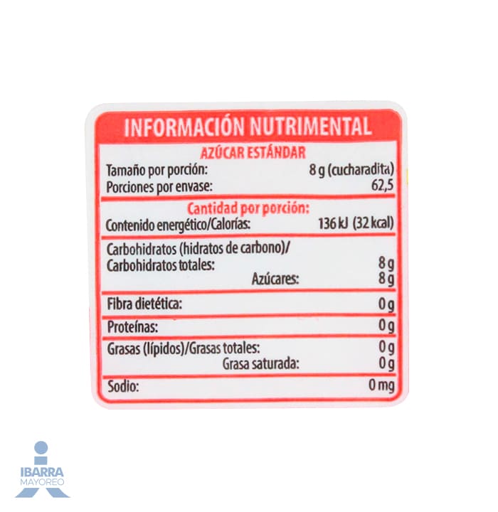 Azúcar Estándar La Nuestra 500 g