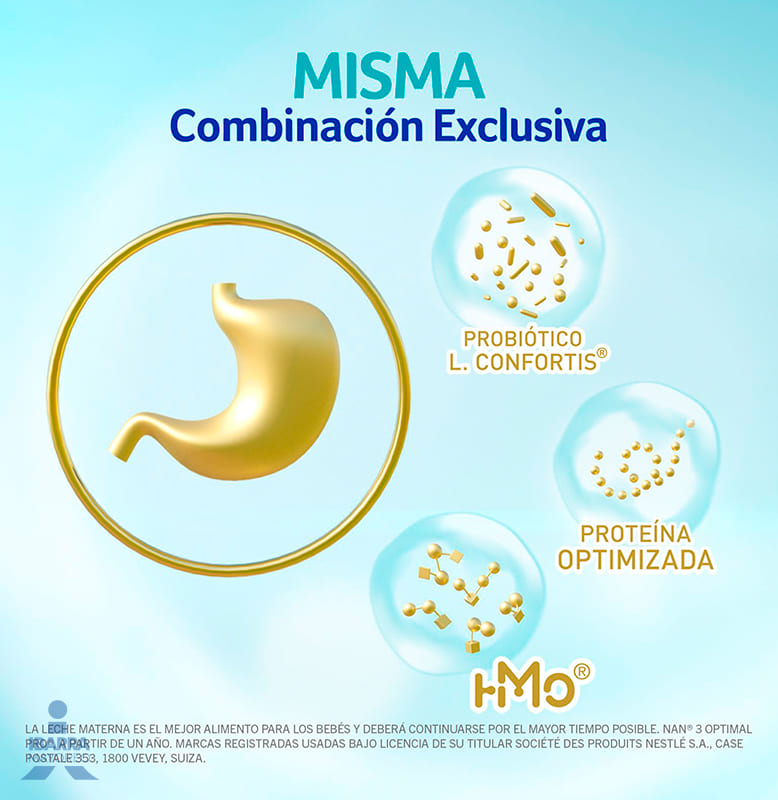 Fórmula Infantil NAN 3 Optimal Pro a partir de 1 año 1.2 kg