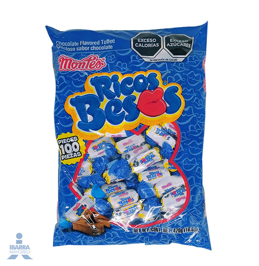 Dulce Montes Ricos Besos 100 pzas.