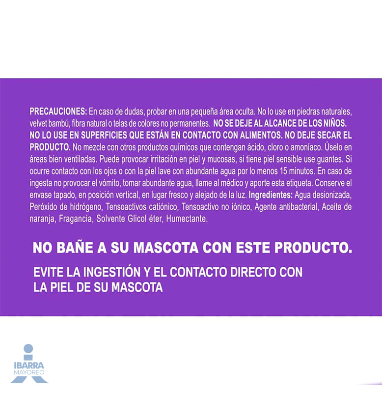 Blanqueador Cloralex Mascotas Interiores 950 ml