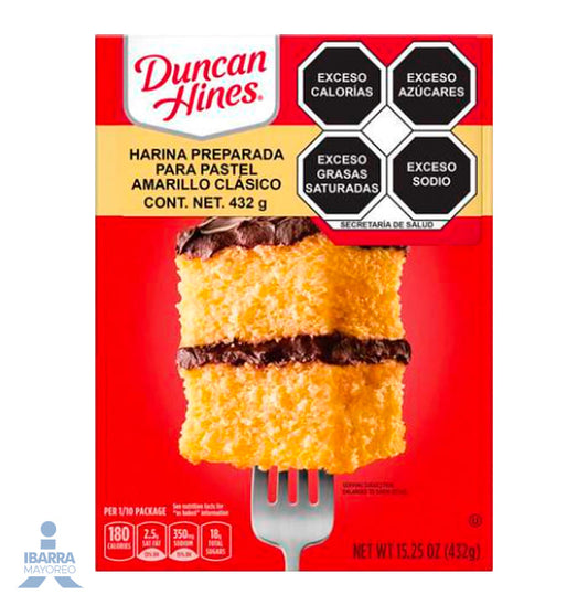 Harina Duncan Hines Vainilla Amarilla 432 g