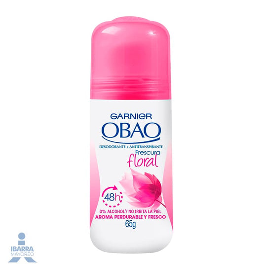 Desodorante Obao Mujer Frescura Floral Roll On 65 g