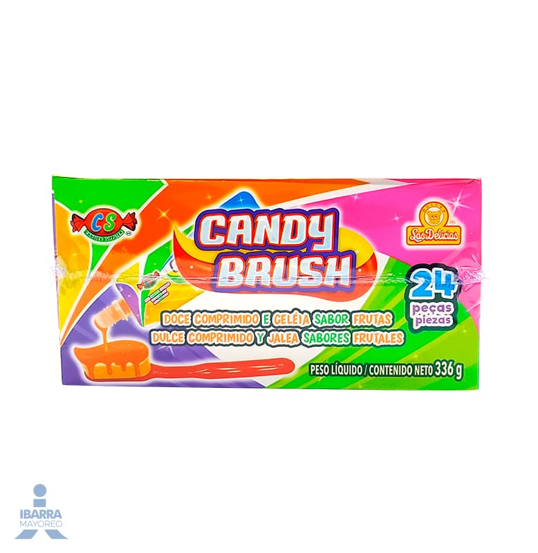 Dulce Las Delicias Candy Brush 24 pzas.