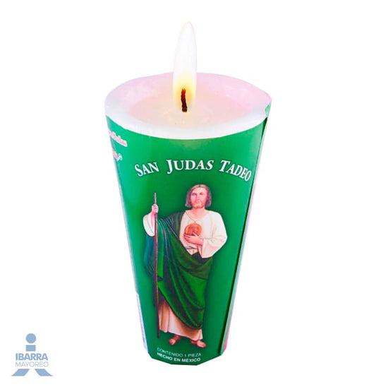 Veladora Luz Eterna San Judas Tadeo Repuesto no. 12