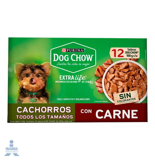 Alimento Purina Dog Chow Cachorro Carne 100 g