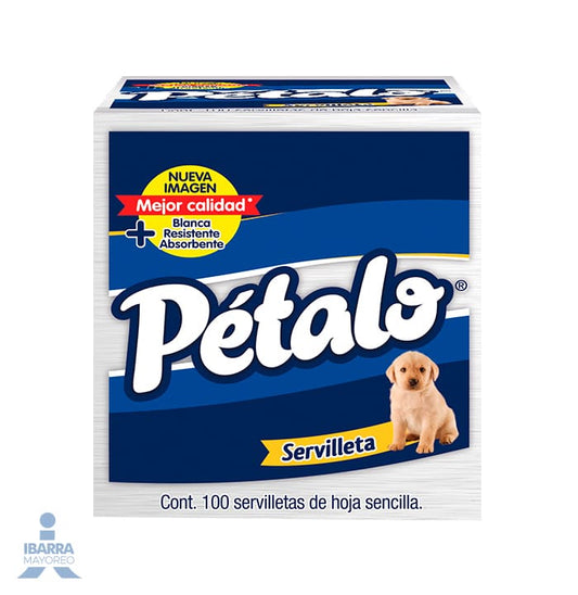 Servilleta Pétalo 100 pzas.