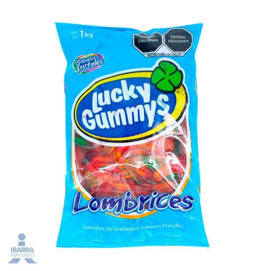 Gomitas Lucky Gummys Lombrices 1 kg