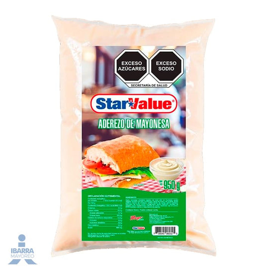 Mayonesa Aderezo Star Value 950 g