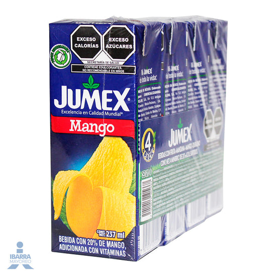 Bebida Jumex Surtido Mini Brick 4/237 ml