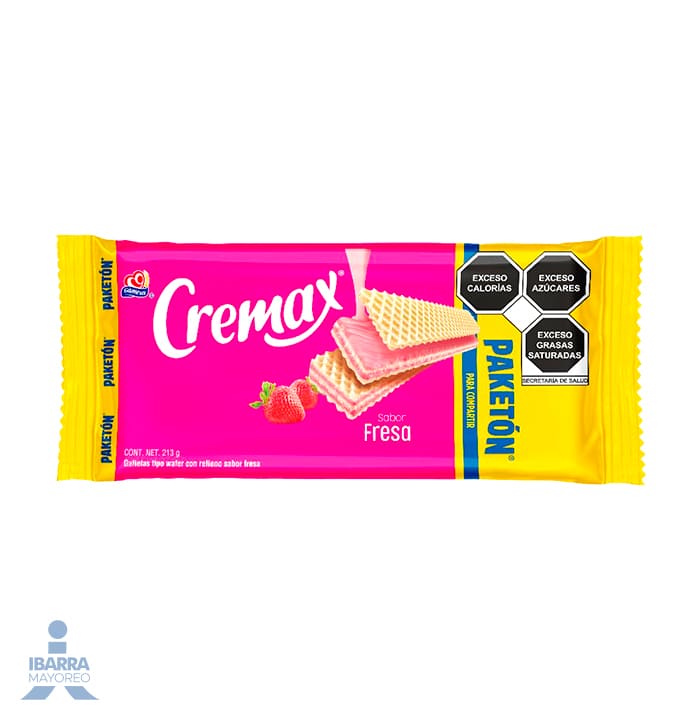 Galletas Gamesa Cremax de Nieve Fresa 213 g
