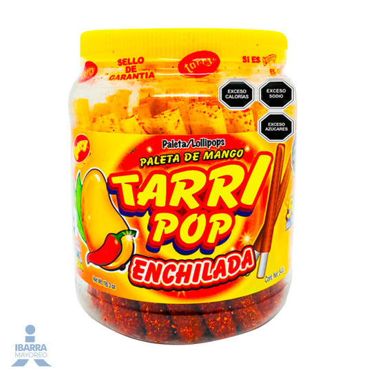 Paleta Tarry Pop Mango con Chile 50 pzas.