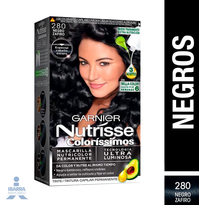 Tinte Nutrisse Negro Zafiro No. 280