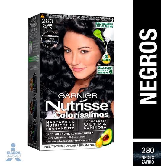 Tinte Nutrisse Negro Zafiro No. 280